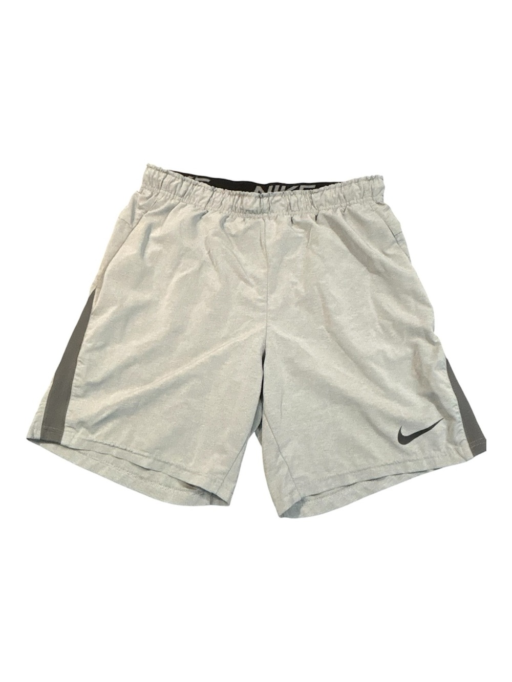 Nike CJ1968-068 Mens Large Gray Athletic Workout Running Shorts Elastic Waist L